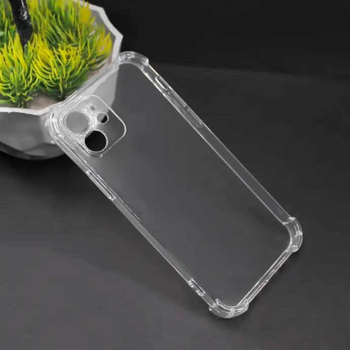 Iphone 12 Transparent Silicone Mobile Pouch