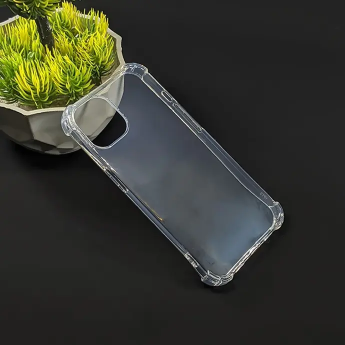 Iphone 13 Transparent Silicone Mobile Pouch