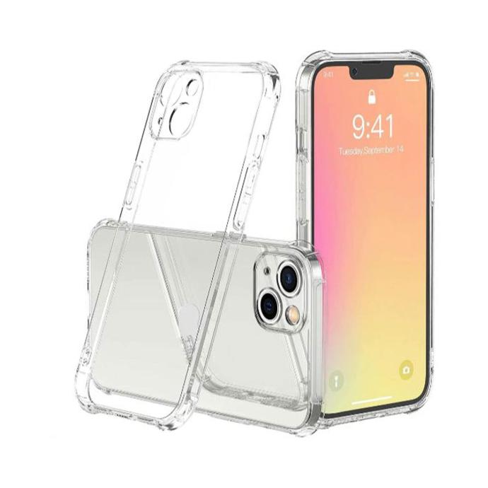 [PO7BIP14] iPhone 14|iPhone 13 1.5mm TPU|Transparent Back Case