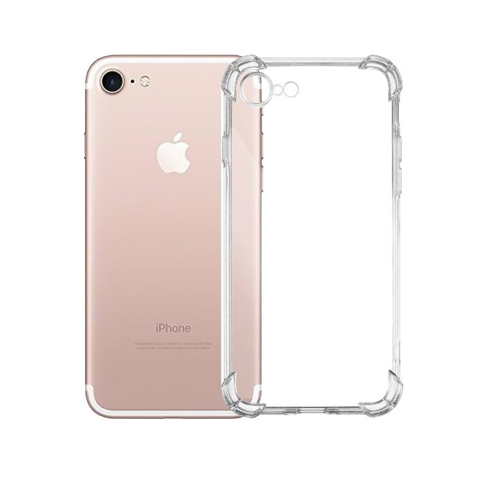 Iphone 7G Transparent Silicone Mobile Pouch