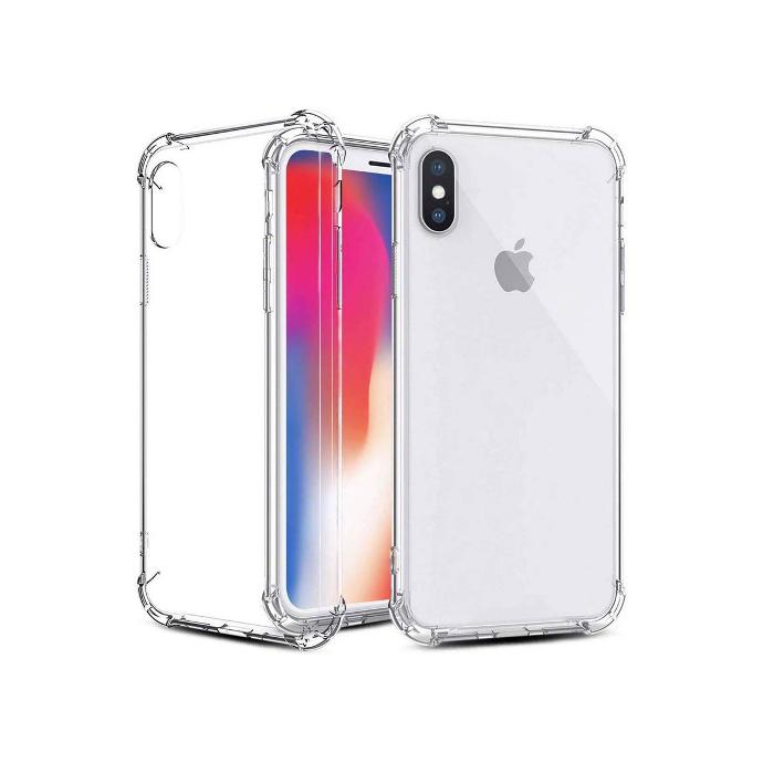 [PO7BIP8X] Iphone X Transparent Silicone Mobile Pouch