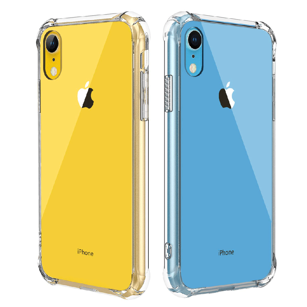 Iphone XR Transparent Silicone Mobile Pouch