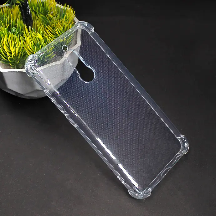 Redmi 8 Transparent Silicone Mobile Pouch
