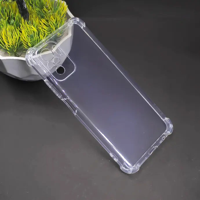 [PO7BMINOT10] Redmi Note 10 Transparent Silicone Mobile Pouch