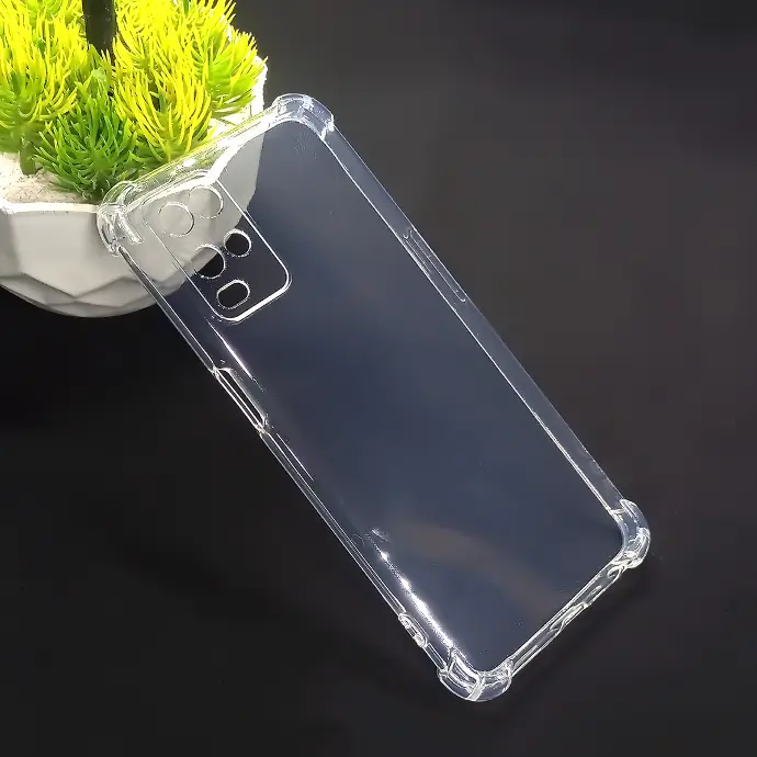 Oppo A54 Transparent Silicone Mobile Pouch