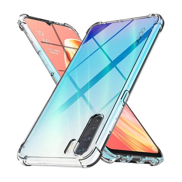 [PO7BOF15] Oppo F15 Transparent Silicone Mobile Pouch