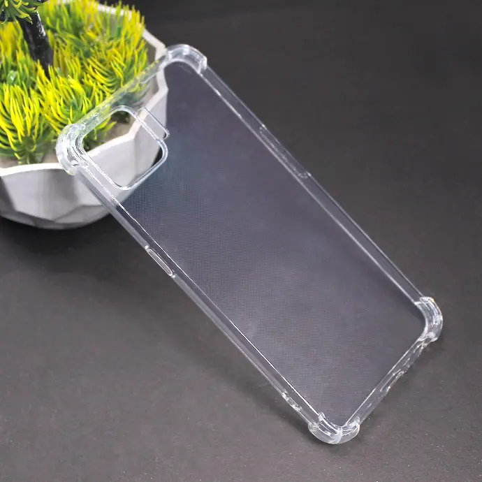 Oppo F17 Transparent Silicone Mobile Pouch
