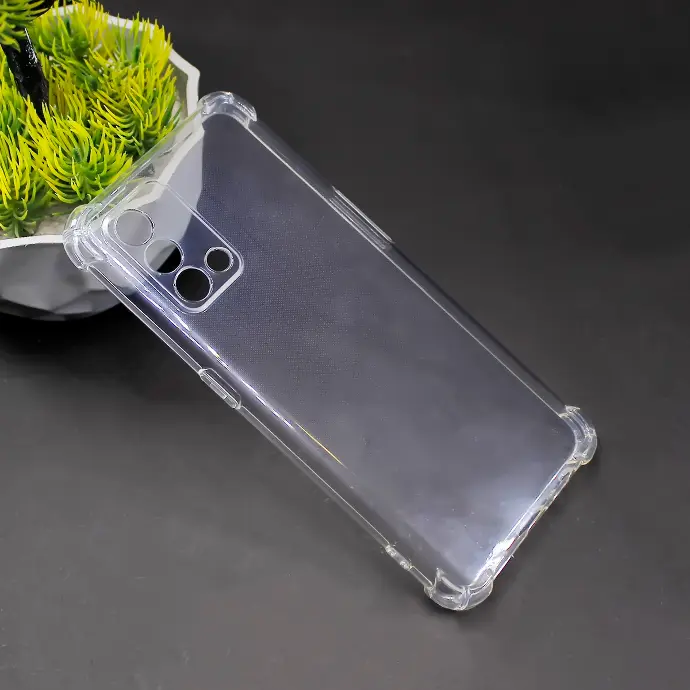 Oppo F19 Transparent Silicone Mobile Pouch
