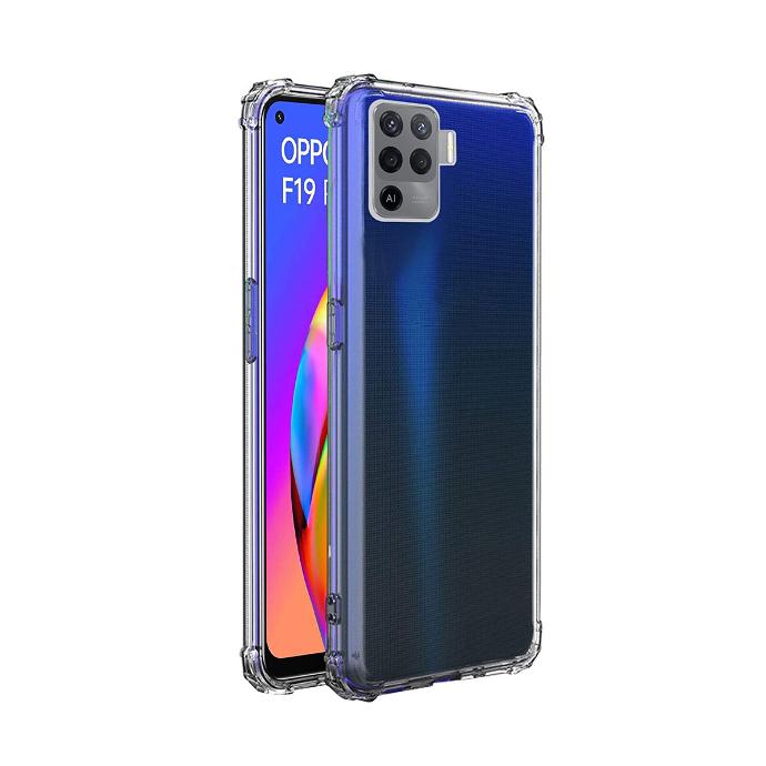 Oppo F19 Pro Transparent Silicone Mobile Pouch
