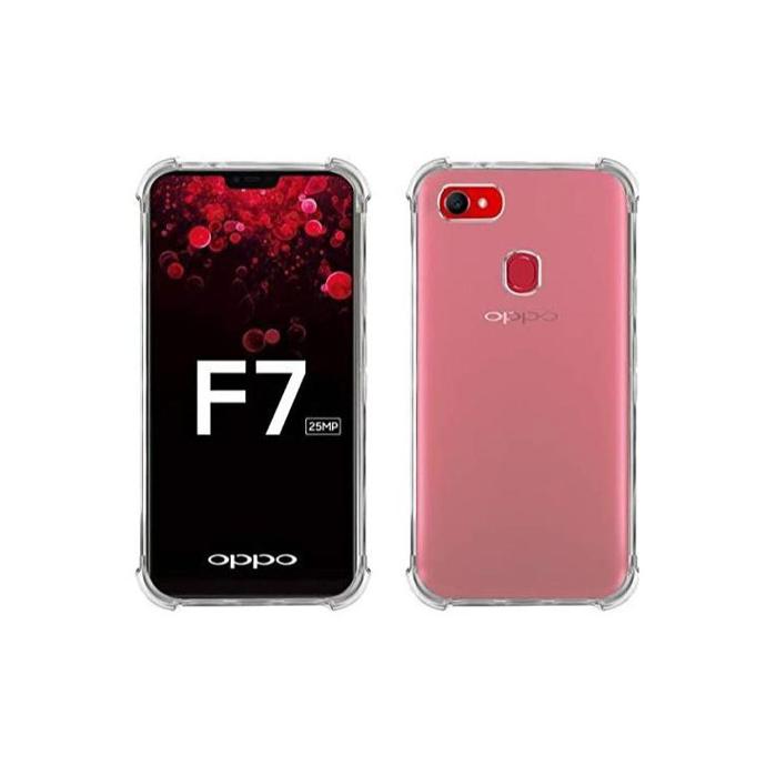Oppo F7 Transparent Silicone Mobile Pouch