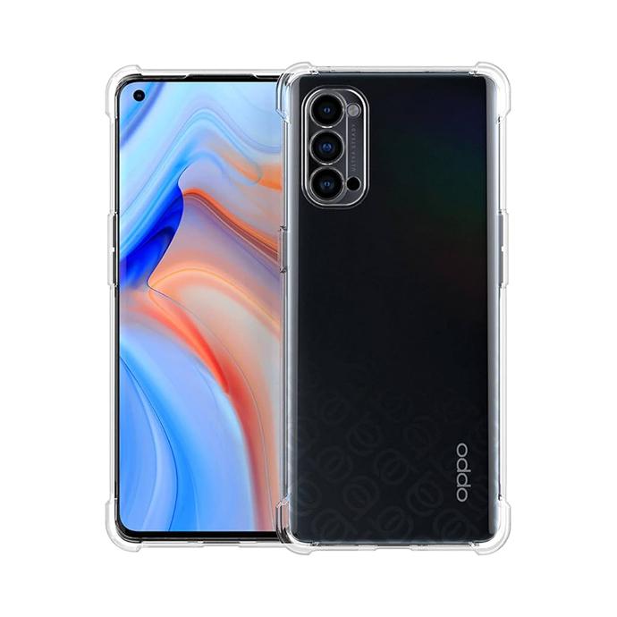 [PO7BORNO5] Oppo Reno 5 Transparent Silicone Mobile Pouch