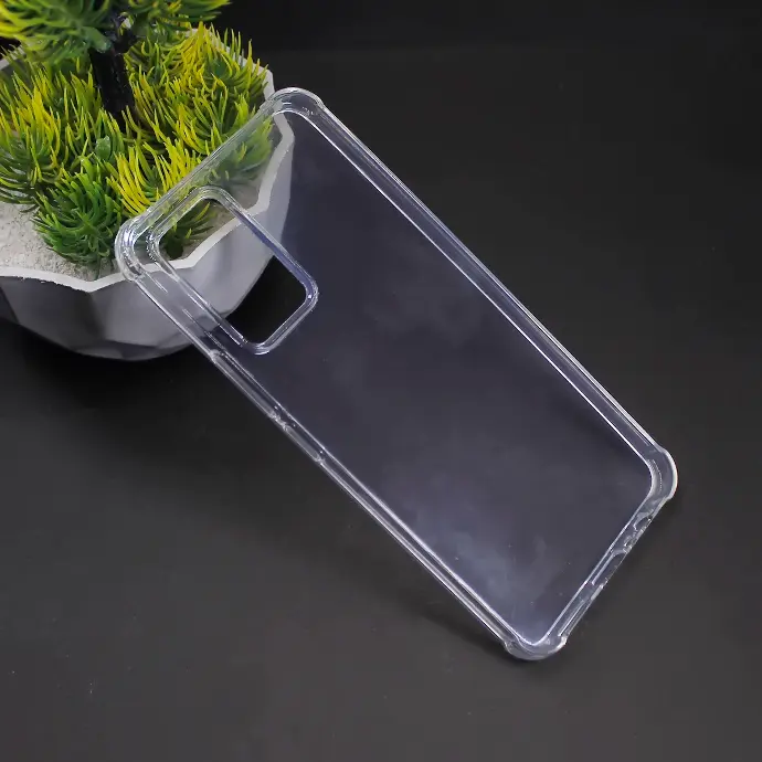 Samsung A02S Transparent Silicone Mobile Pouch