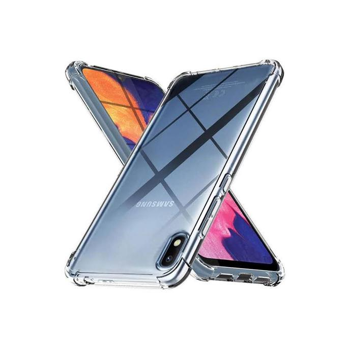 Samsung A10 Transparent Silicone Mobile Pouch