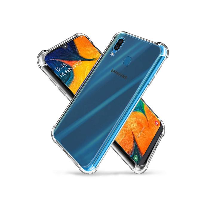 Samsung A10S Transparent Silicone Mobile Pouch
