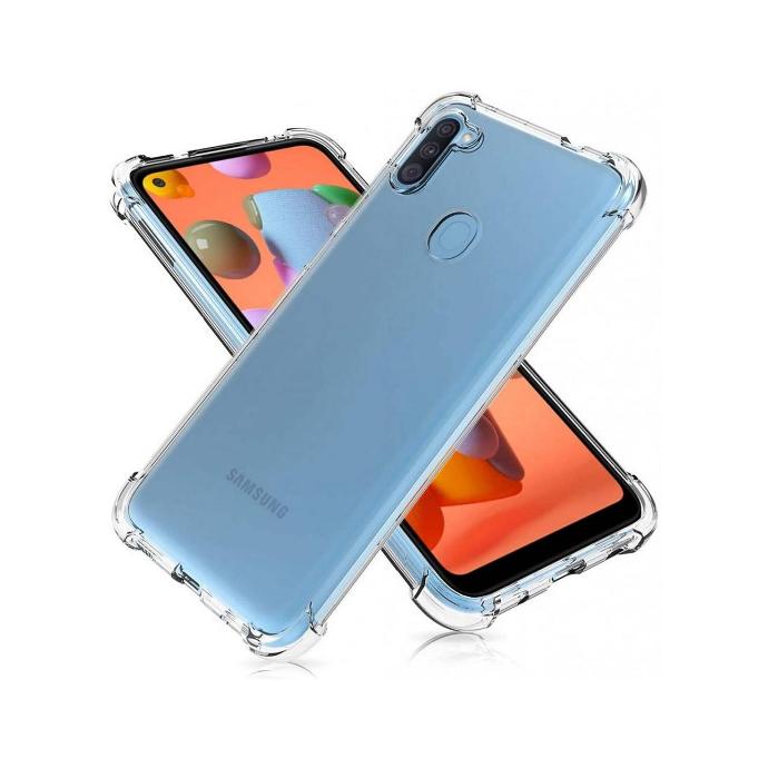 Samsung A11 Transparent Silicone Mobile Pouch