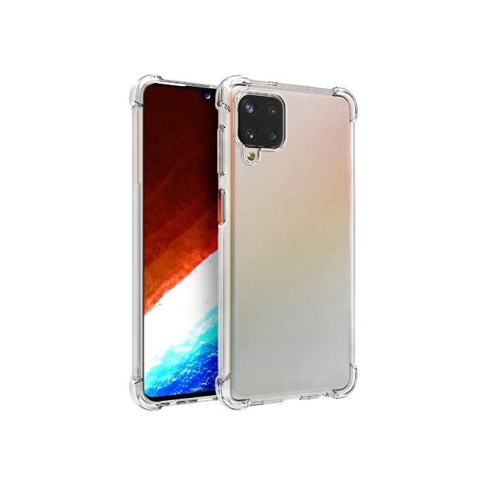 Samsung A12 Transparent Silicone Mobile Pouch