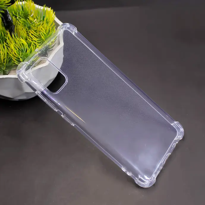 Samsung A31 Transparent Silicone Mobile Pouch