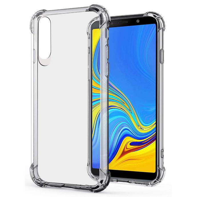 Samsung A50 Transparent Silicone Mobile Pouch