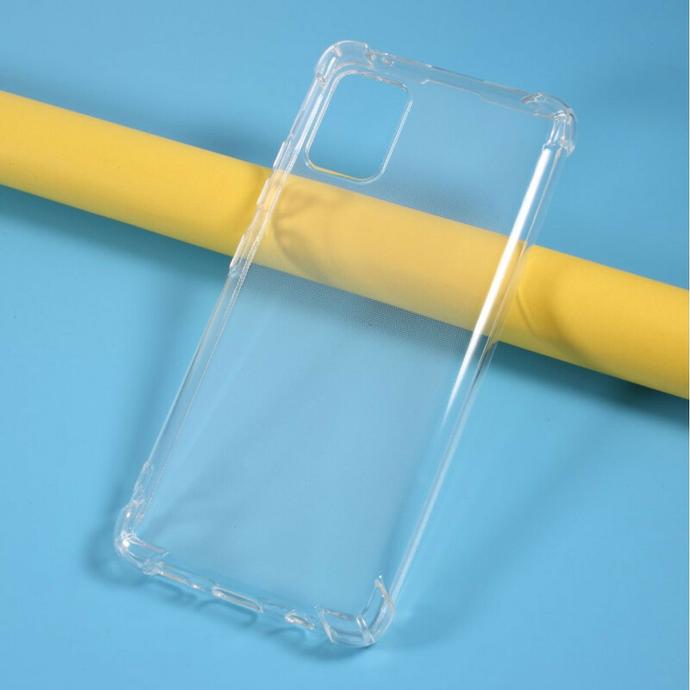 Samsung A51 Transparent Silicone Mobile Pouch