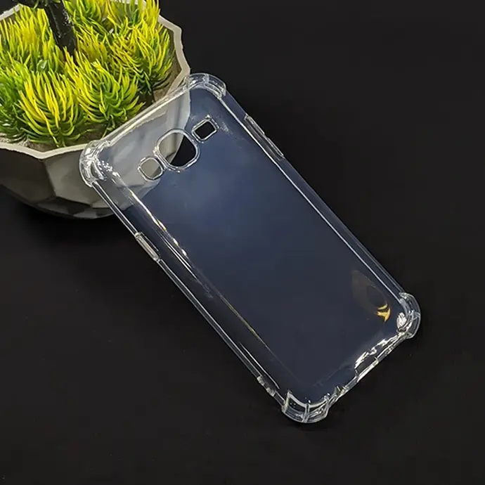 [PO7BSJ5] Samsung J5 Transparent Silicone Mobile Pouch