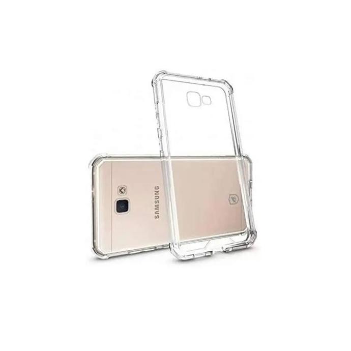 Samsung J5 Prime Transparent Silicone Mobile Pouch