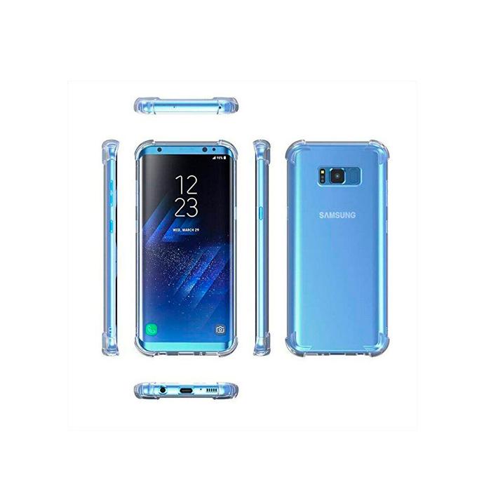 [PO7BSS8PL] Samsung S8 Plus Transparent Silicone Mobile Pouch