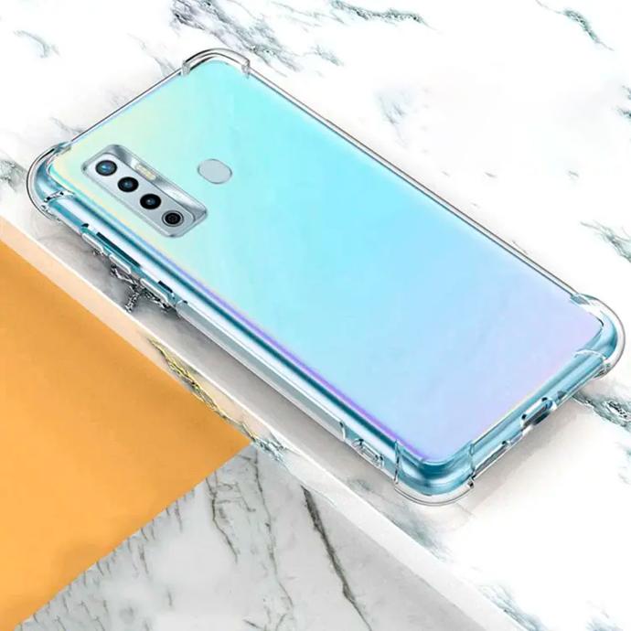 Tecno Camon 17 Transparent Silicone Mobile Pouch