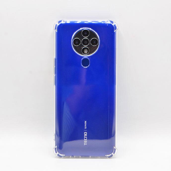 [PO7BTSPRK6] Tecno Spark 6 Transparent Silicone Mobile Pouch