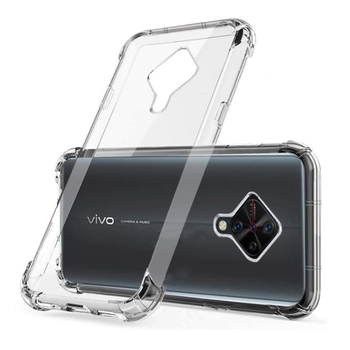 Vivo S1 Pro Transparent Silicone Mobile Pouch