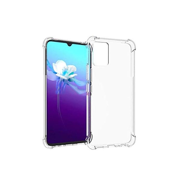 Vivo V20 Transparent Silicone Mobile Pouch