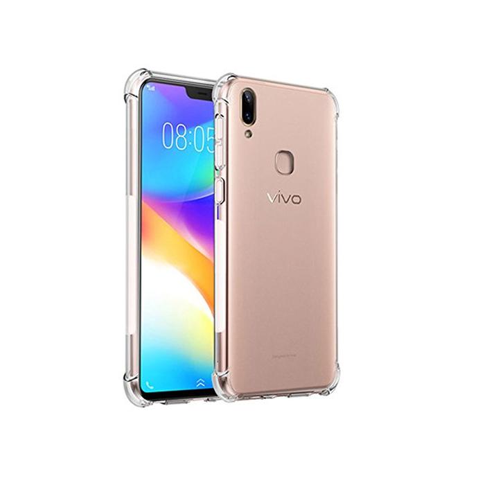 Vivo V9 Transparent Silicone Mobile Pouch