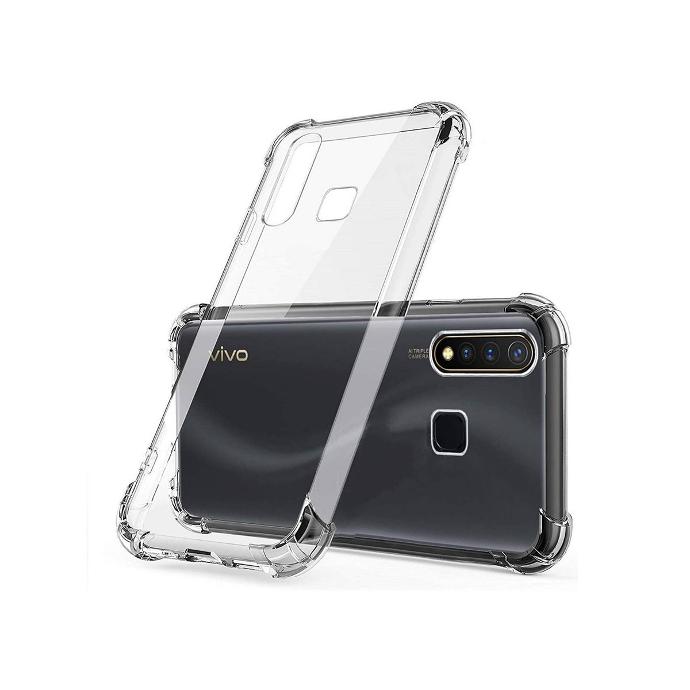 Vivo Y19 Transparent Silicone Mobile Pouch