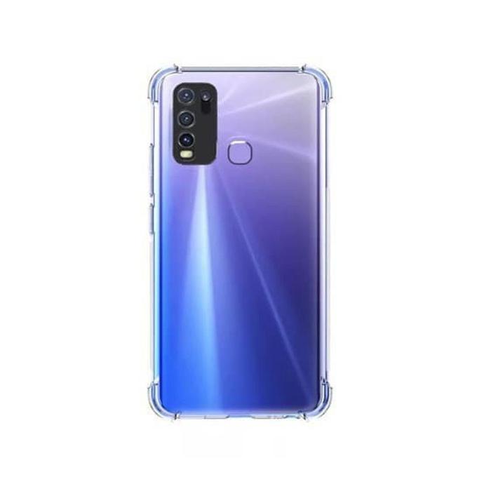 Vivo Y30 Transparent Silicone Mobile Pouch