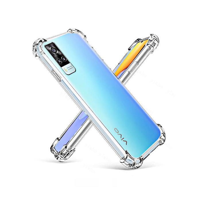 Vivo Y51S Transparent Silicone Mobile Pouch