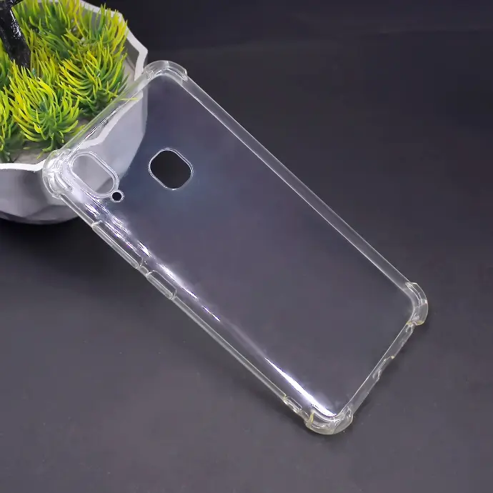 Vivo Y91 Transparent Silicone Mobile Pouch
