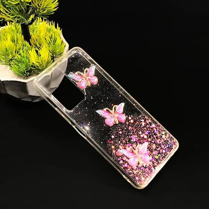 [PO8BINOT11PR-5] Infinix Note 11 Pro Butterfly Lady Fancy Mobile Pouch