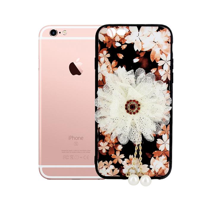 Iphone 6G Diamond PC Back Case Mobile Pouch