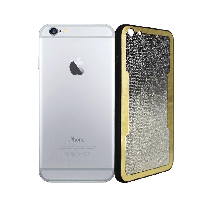 [PO8BIP6GPL-2-7] Iphone 6 Plus Diamond PC Back Mobile Pouch (Silver)