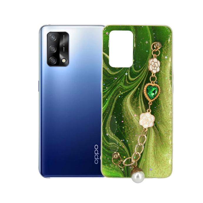 [PO8BOA95-5] Oppo A95 Ladies Fancy Back Ring Mobile Pouch