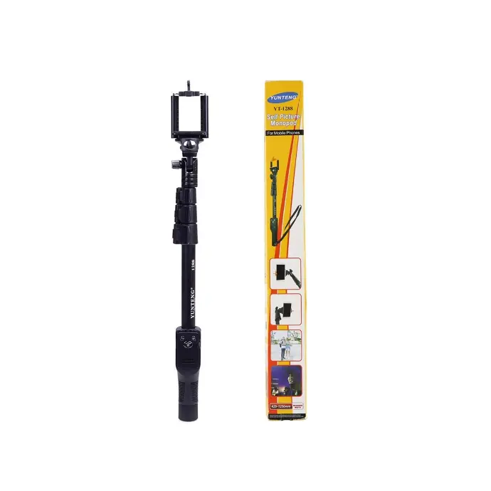 Yunteng YT-1288 Selfie Stick Rod - Extendable and Portable