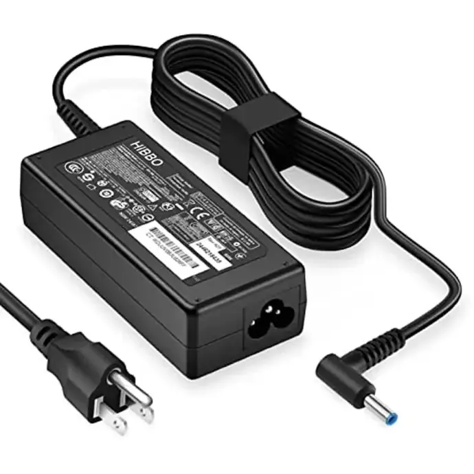 HP Chromebook Charger 65W with Blue Pin - Reliable Power Supply