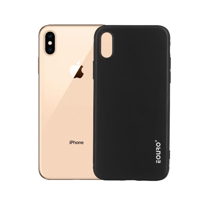 Black Euro Back Case for iPhone X/XS - Stylish & Durable Protection