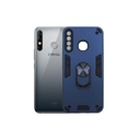 Infinix Hot 8/8Lite Tecno Spark 4 Armor Back Case (Navy Blue)