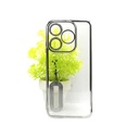 Tecno Spark 10C CD Chrome Case Silver – Slim Glossy TPU Back Cover