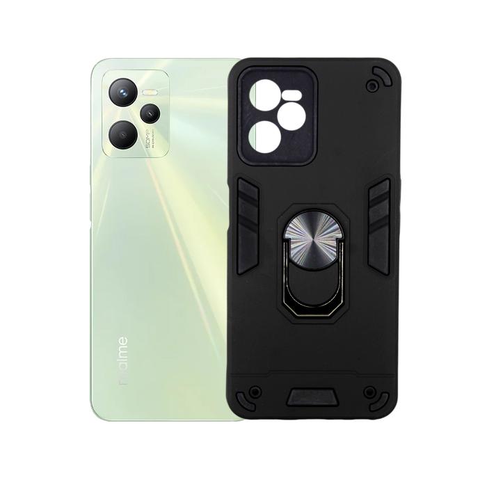 Oppo Realme C35/Realme Narzo 50A Prime Armor Back Case (Black)