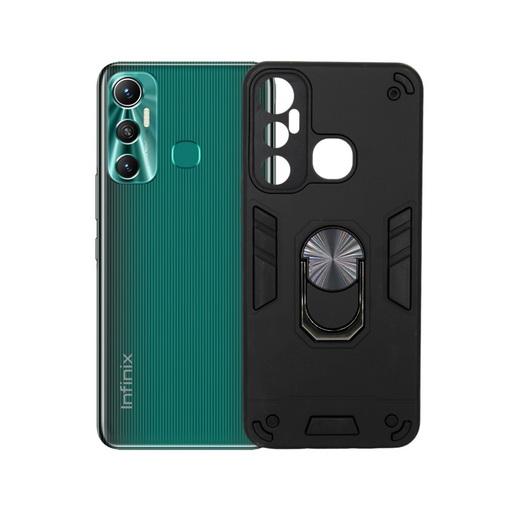 [PO39BiHOT11-1-2] Infinix Hot 11 Armor Back Case (Black)