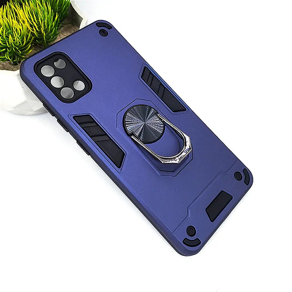 Samsung A31 Armor Back Case  (Navy Blue)