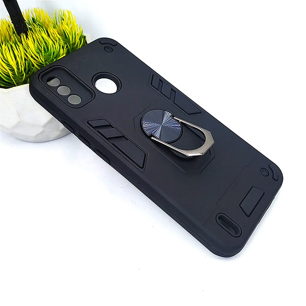 Tecno Spark 6 Go Armor Back Case (Black)