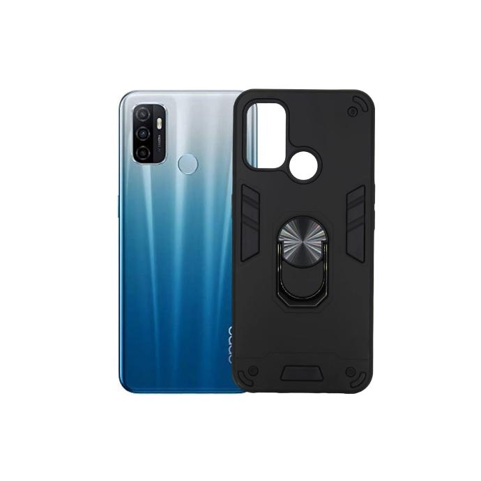 Oppo A53 Armor Back Case (Black)