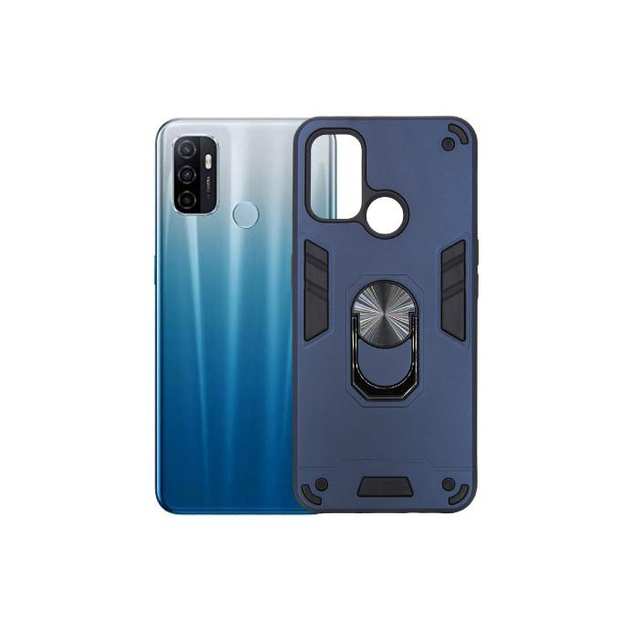 Oppo A53 Armor Back Case (Navy Blue)